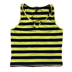 Dollskill Delias yellow and black tank top